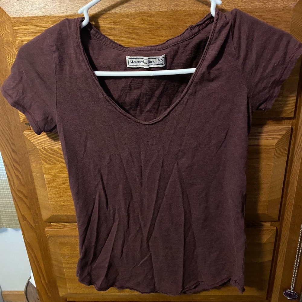 Low-cut shirt